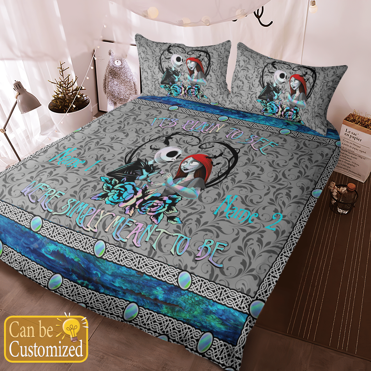 Personalized We're Simply Meant To Be Bedding Set
