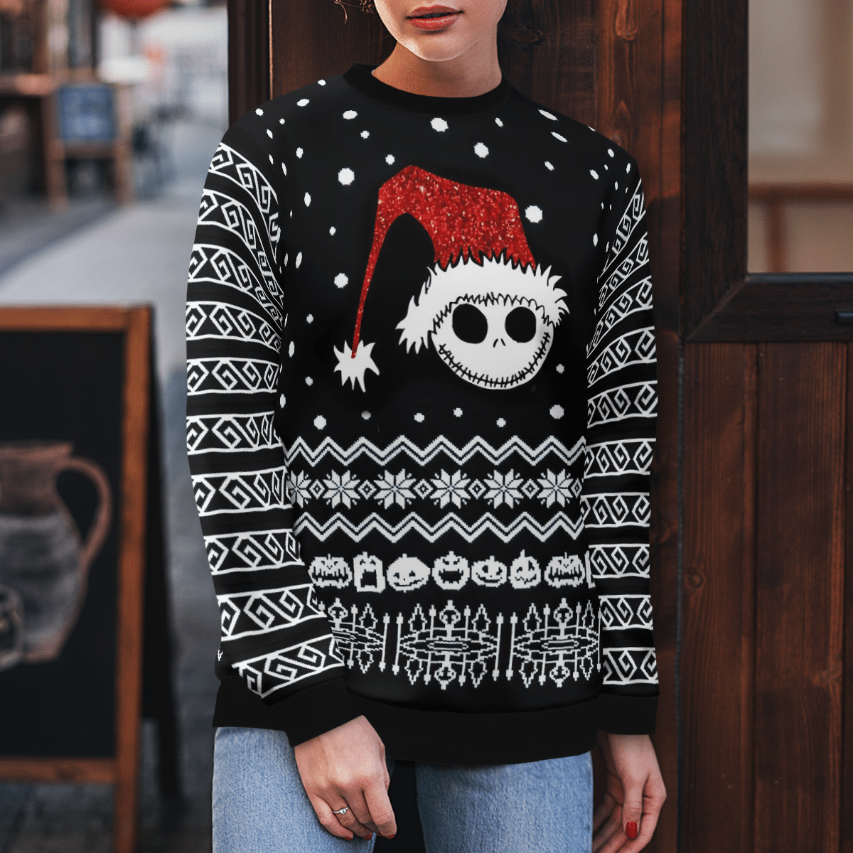 Nightmare Christmas AOP Sweater