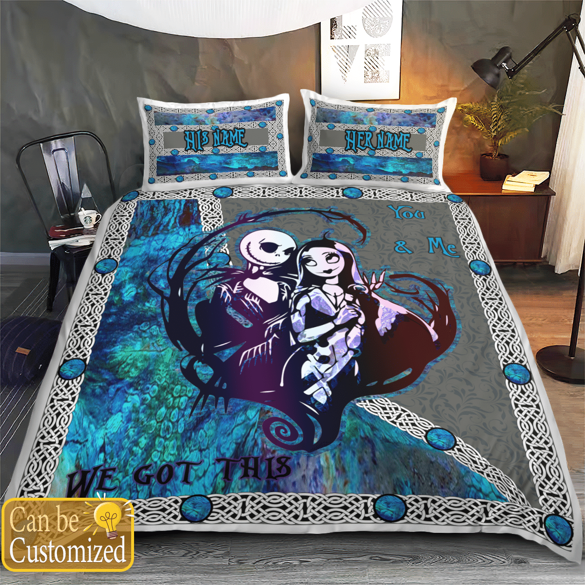 Personalized You & Me We Got This Quilt - Bedding Set