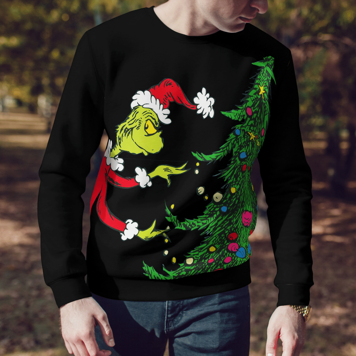 Stole Christmas Black Sweatshirt