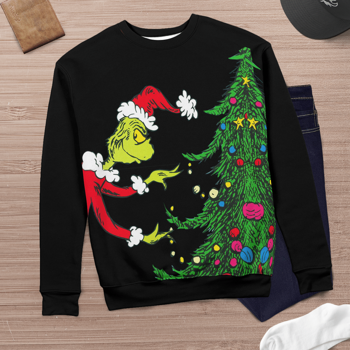 Stole Christmas Black Sweatshirt