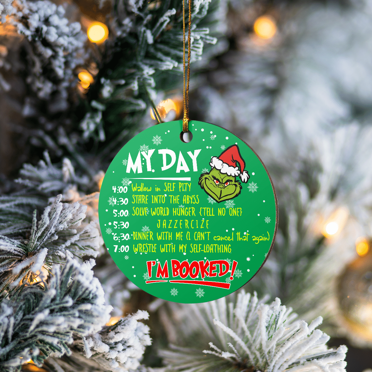 My Day Christmas Ornament 2021 Funny Ornament