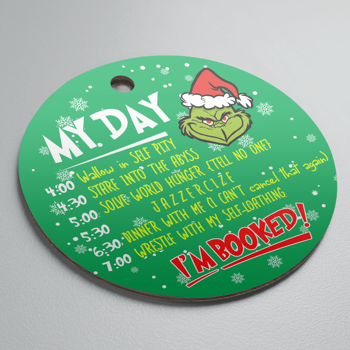 My Day Christmas Ornament 2021 Funny Ornament