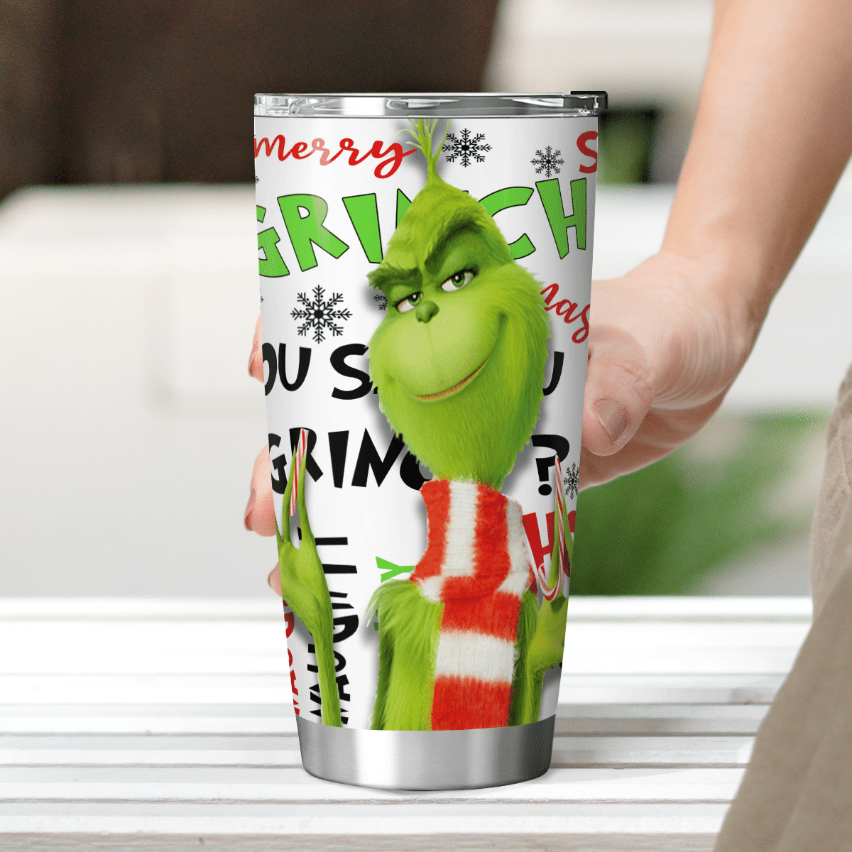 Merry Christmas Stole Christmas Tumbler