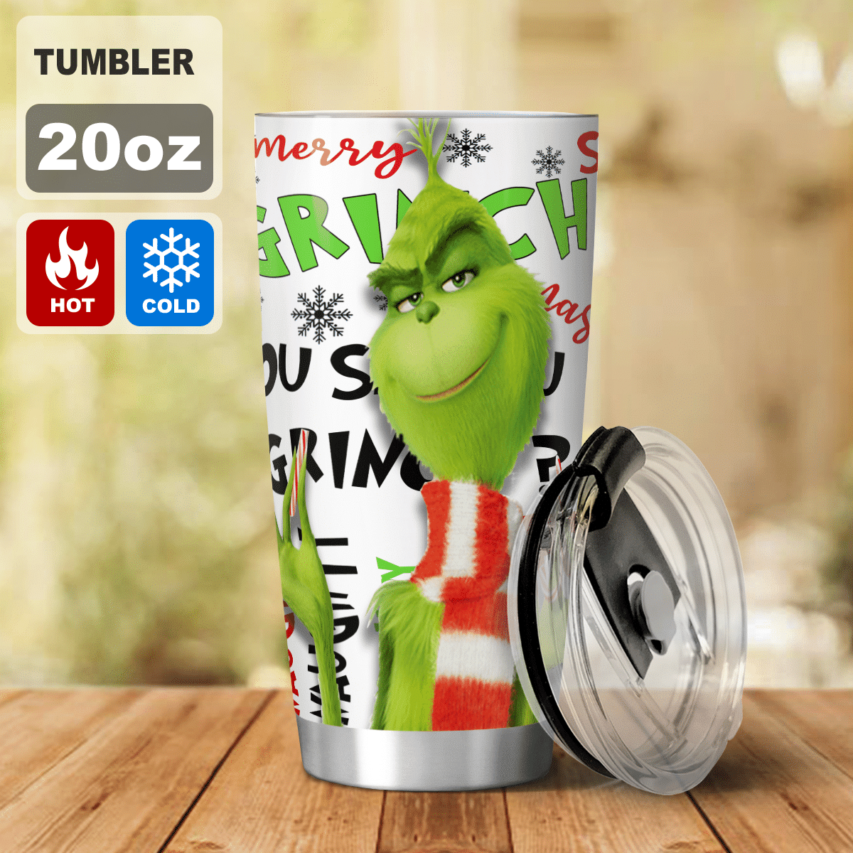 Merry Christmas Stole Christmas Tumbler