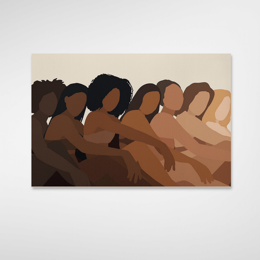 Melanin Black Woman Canvas