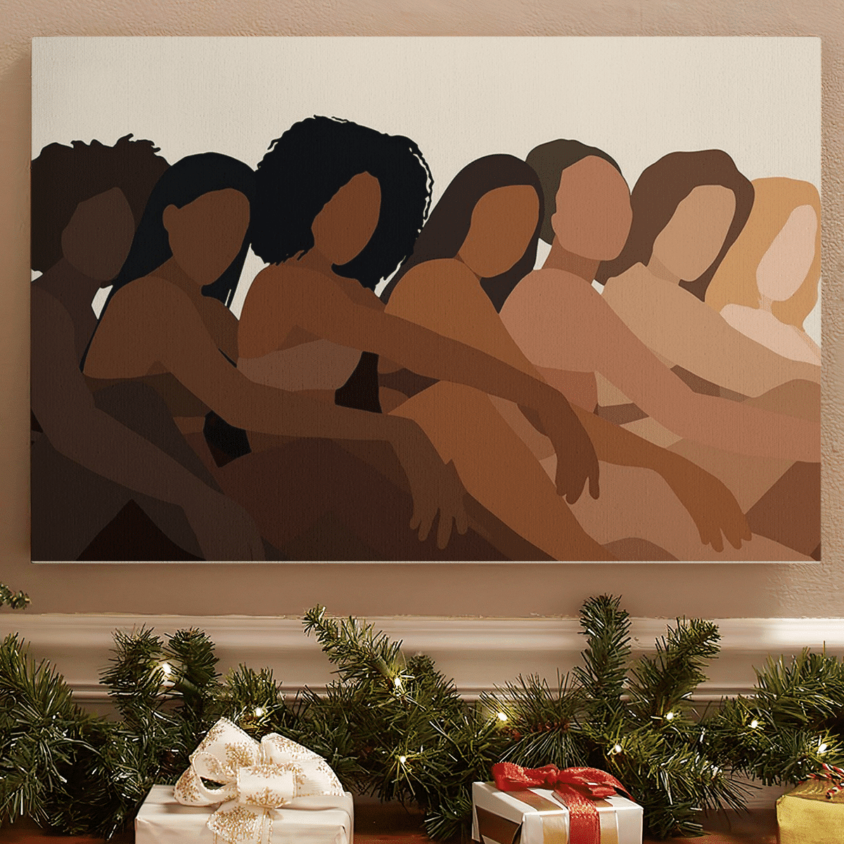 Melanin Black Woman Canvas