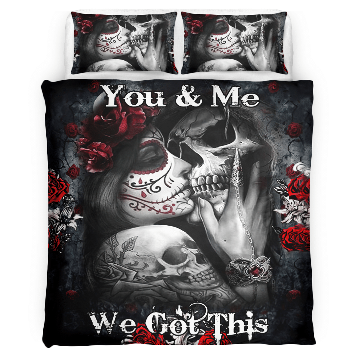 You & Me We Got This Black Quilt - Bedding Set