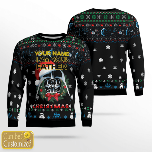 Personalized I Am Your Father Christmas Sweater