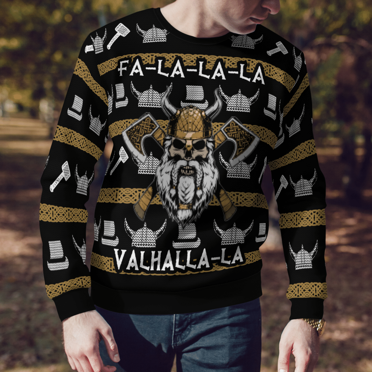 Fa La La La Valhalla-La Sweater