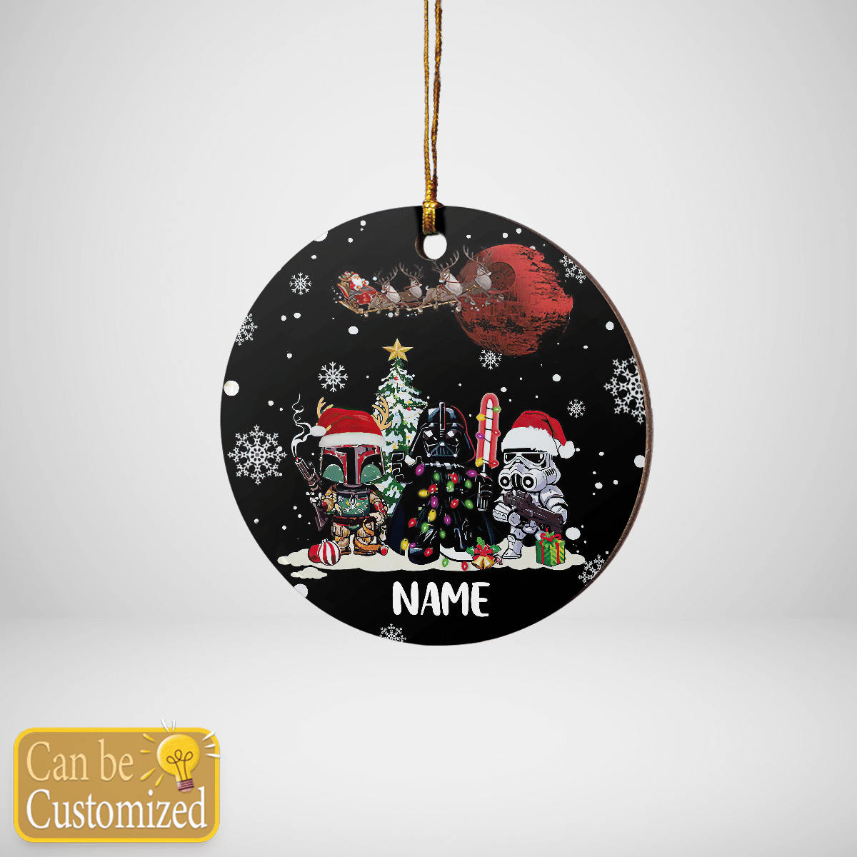 Personalized SW Gift Christmas Ornament