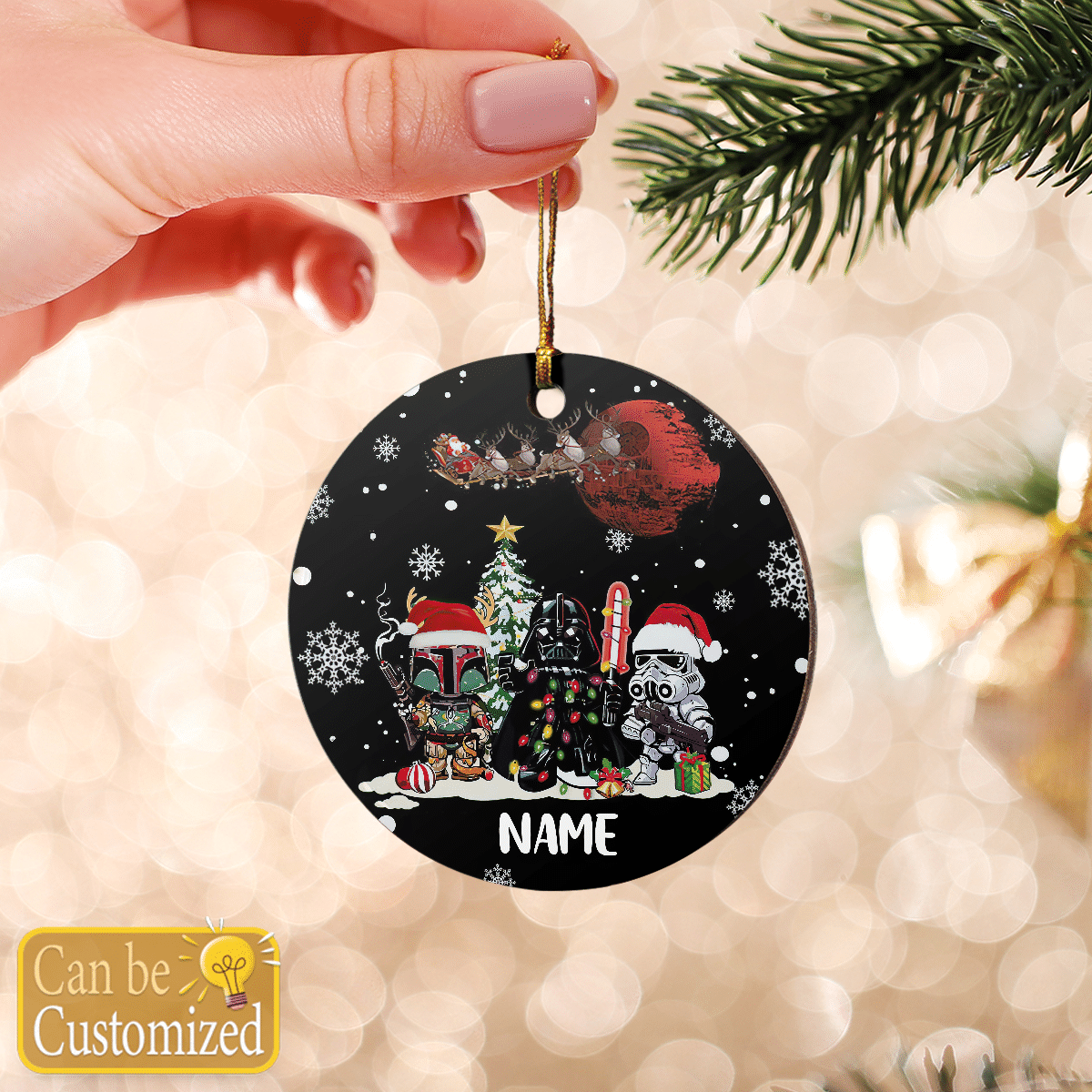 Personalized SW Gift Christmas Ornament