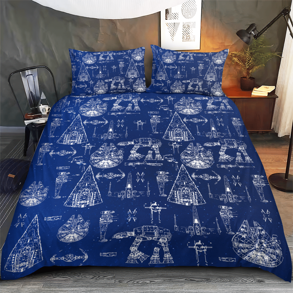 SW Space Ships Quilt - Bedding Set