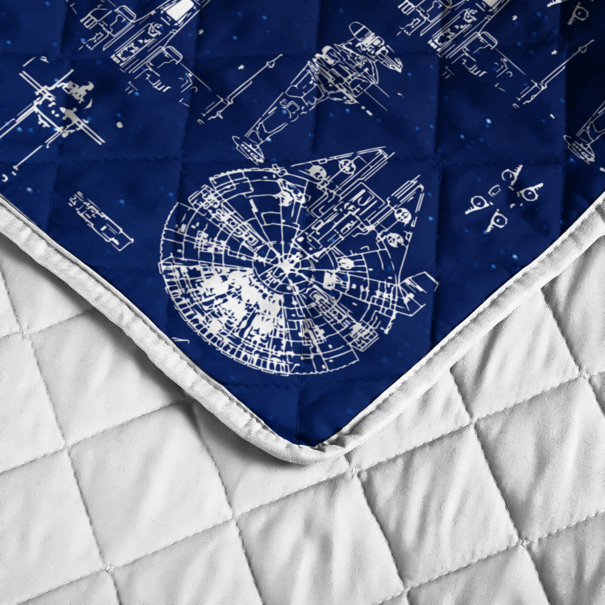 SW Space Ships Quilt - Bedding Set