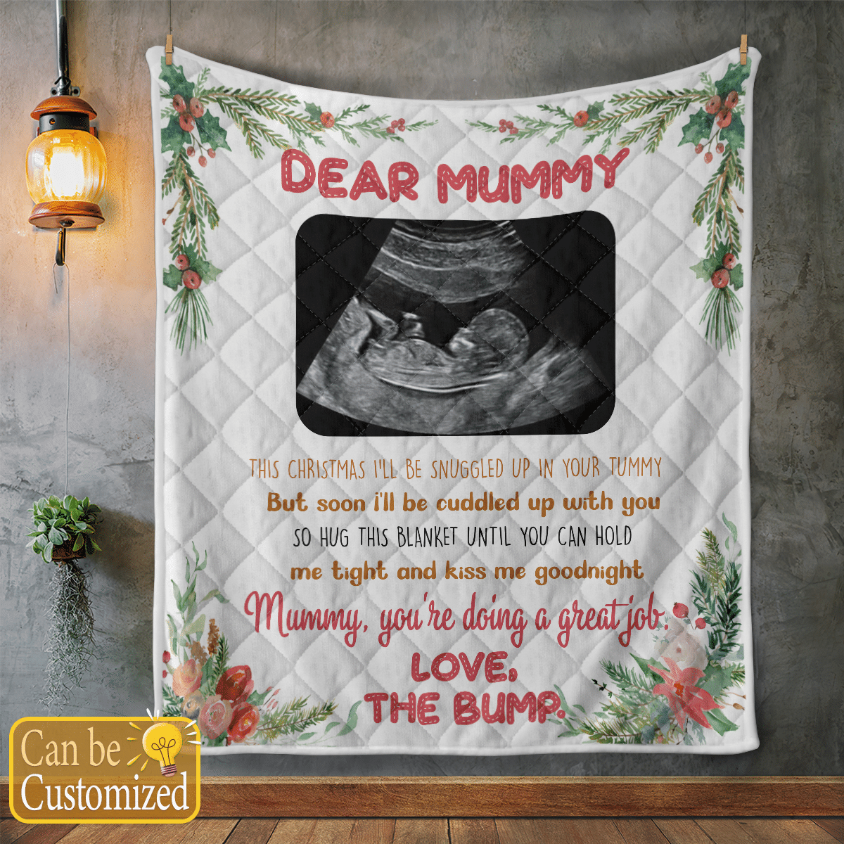Personalized Mummy You're Doing A Great Job Fleece Blanket - Quilt