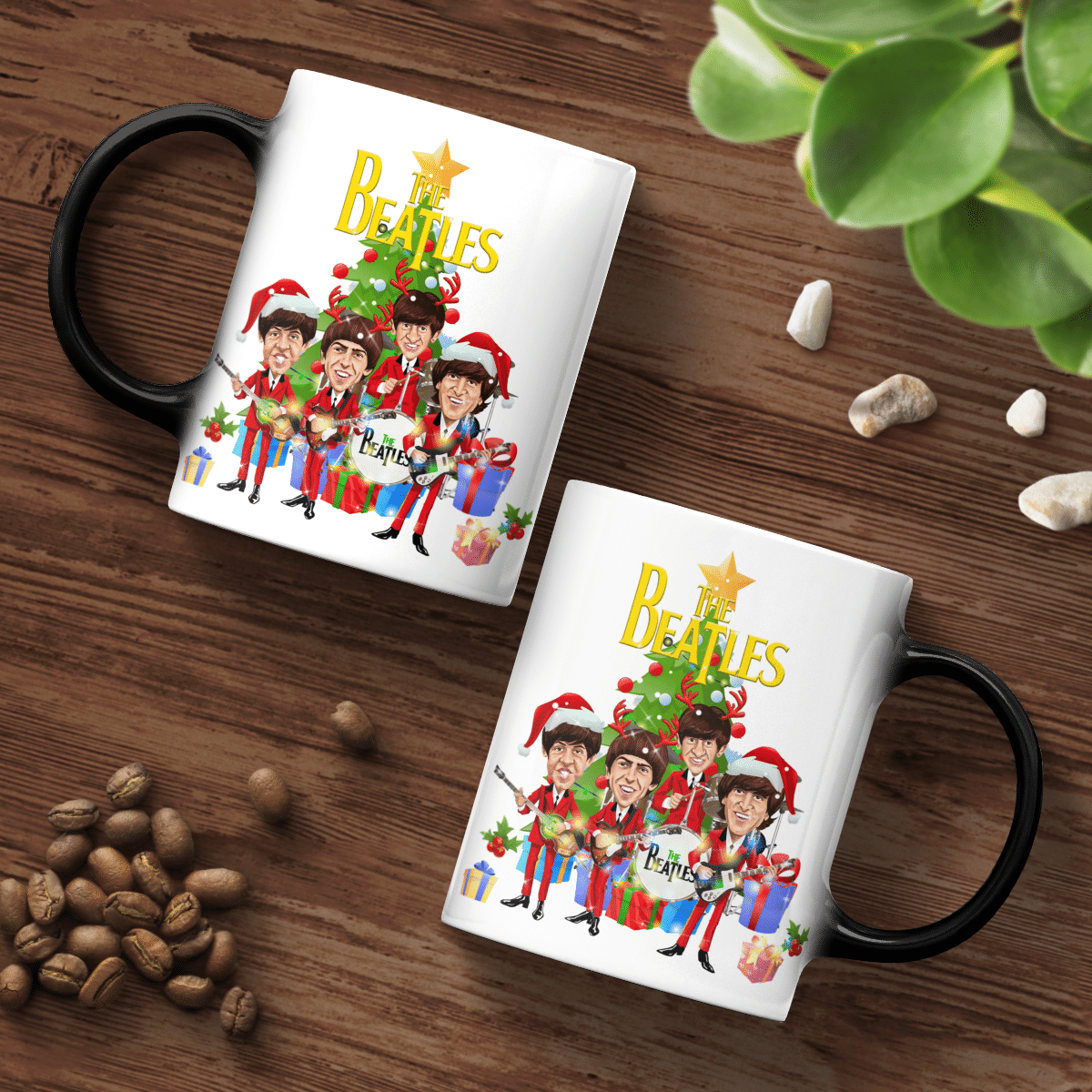 Merry Christmas Music Band Mug