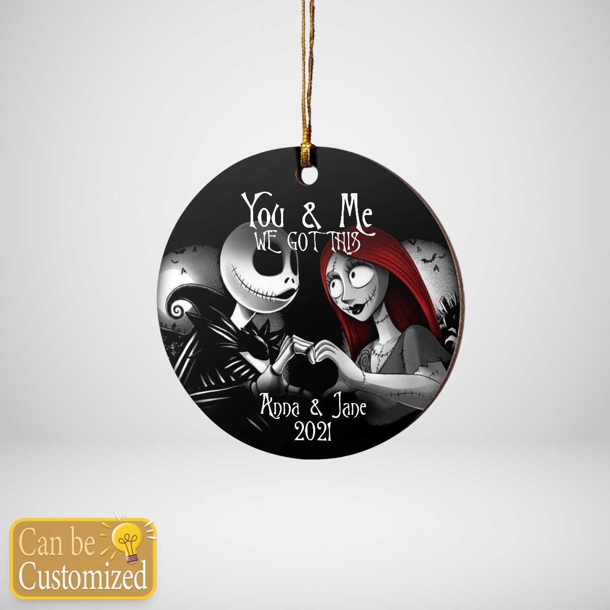 Personalized You & Me We Got This Ornament