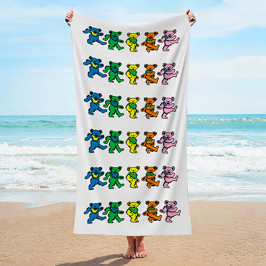 GD Dancing Bears Beach Towel