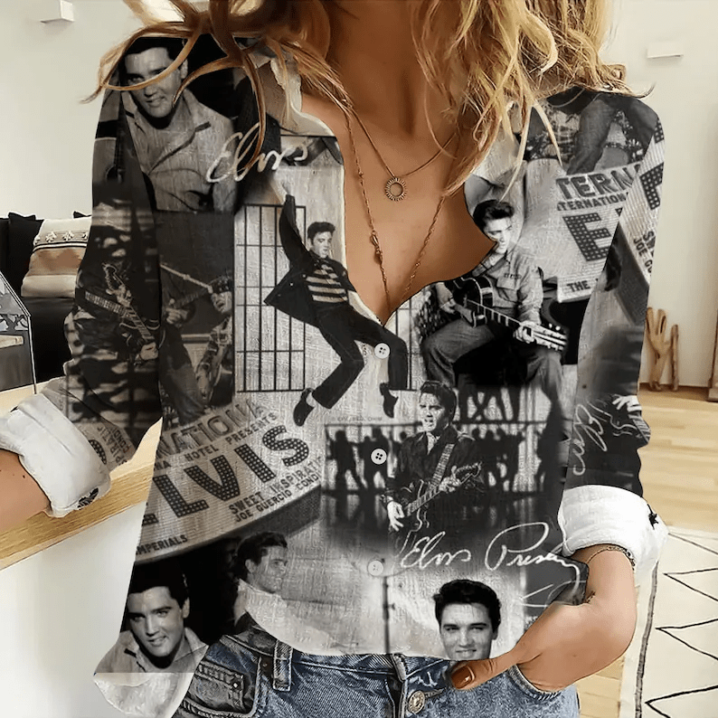 Elvis Presley Women Casual Shirt