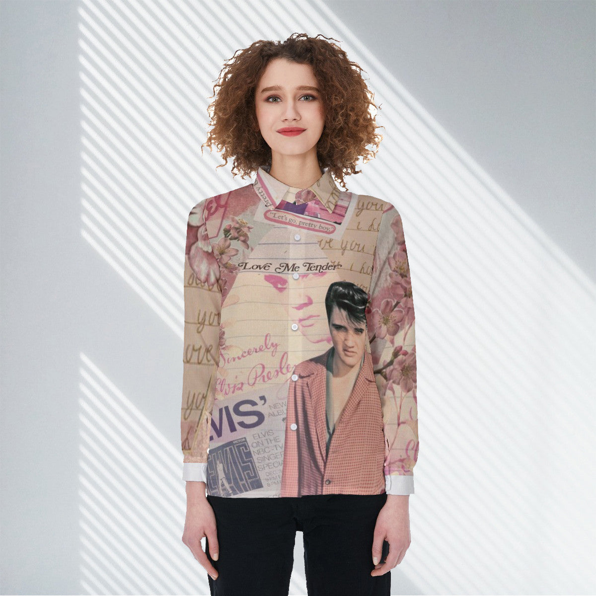 Elvis Presley Women Casual Shirt 4