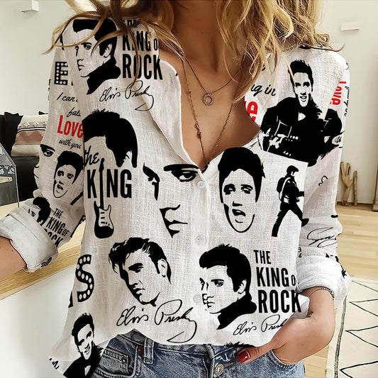 Elvis Presley Women Casual Shirt 5